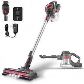250W Cordless Handheld & Upright Vacuum Cleaner Upright Bagless Vac Hoover 17Kpa 