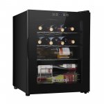 Ktaxon 28 Bottle Wine Cooler Refrigerator Freestanding Compact Wine Fridge with Digital Control