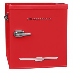 Frigidaire 1.6 Cu Ft. Retro Compact Refrigerator with Side Bottle Opener EFR176, Red