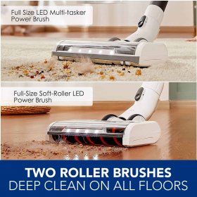 Tineco Pure One X Tango Smart Cordless Lightweight Stick Vacuum Cleaner with Soft Roller Brush and Extra-Long Runtime