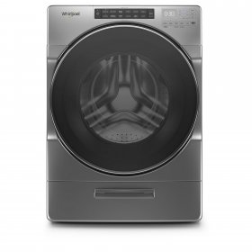 Whirlpool WFW6620HC - Washing machine - freestanding - width: 27 in - depth: 31.6 in - height: 38.6 in - front loading - 4.5 cu. ft - chrome shadow