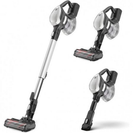 MOOSOO Cordless Vacuum Cleaner, 4-in-1 Lightweight Stick Vacuum Cleaner