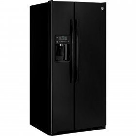 GE Appliances GSS23GGKBB 33 Inch Freestanding Side by Side Refrigerator Black