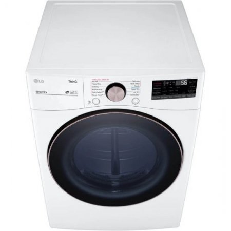 LG DLEX4000W 7.4 cu. ft. Ultra Large Capacity Smart wi-fi Enabled Front Load Electric Dryer with TurboSteam™ and