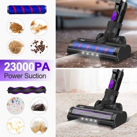 INSE 23Kpa Cordless Vacuum 10-in-1 Lightweight Stick Vacuum Cleaner with 250W Brushless Motor