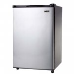 RCA 3.2 Cu. Ft. Single Door Compact Refrigerator with Freezer RFR321, Stainless Steel