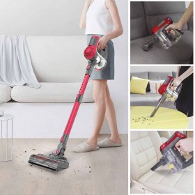 APOSEN Stick Vacuum, 21KPa Strong Suction Lightweight Cordless Vacuum Cleaner for Hard Floor - H11S