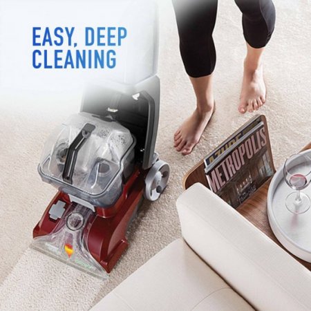 Hoover Power Scrub Deluxe Carpet Cleaner Machine, Upright, FH50150V