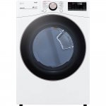 LG DLEX4000W 7.4 cu. ft. Ultra Large Capacity Smart wi-fi Enabled Front Load Electric Dryer with TurboSteam™ and