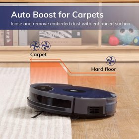 ILIFE A80 Max-W Mopping, Robot Vacuum and Mop 2-in-1, 2000Pa, Wi-Fi, 2-in-1 Roller Brush, Route Planning