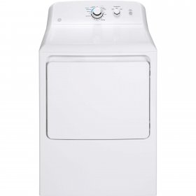GE GTX33GASKWW 6.2 Cu. Ft. White Gas Dryer