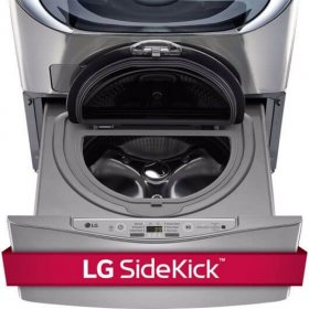 LG WD100CV 1.0 Cu. Ft. Graphite SideKick™ Pedestal Washer