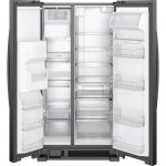 Whirlpool WRS325SDHB 25 Cu. Ft. Black Side-by-Side Refrigerator