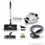 Prolux TerraVac 5 Speed Quiet Canister Vacuum Cleaner with sealed HEPA Filter