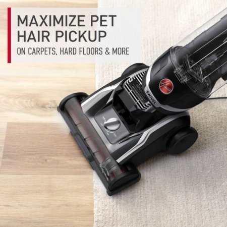 Hoover MAXLife PowerDrive Swivel XL Pet Bagless Upright Vacuum Cleaner with HEPA Media Filtration, UH75210