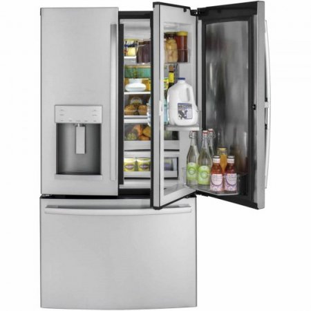 E 27.8-cu ft French Door Refrigerator with Ice Maker and Door within Door (Fingerprint-Resistant Stainless Steel Stainless Steel)