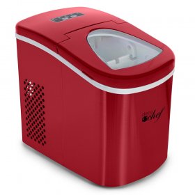 Deco Chef IMRED Compact Electric Ice Maker Red (Renewed)
