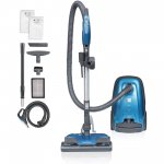 Kenmore BC3005 Pet Friendly Lightweight Bagged Canister Vacuum Cleaner with Extended Telescoping Wand, HEPA, 2 Motors, Retractable Cord, and 4 Cleaning Tools