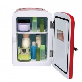 Frigidaire Portable Retro Extra Large 9-Can Mini Refrigerator, EFMIS175, Red