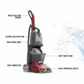 Hoover Power Scrub Carpet Cleaner w/ SpinScrub Technology, FH50135
