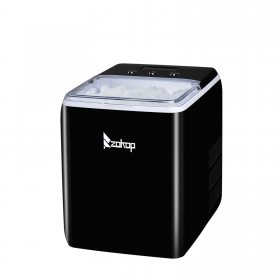 Ktaxon Portable Countertop Ice Maker Machine 44Lbs/24H Self-Clean,Black