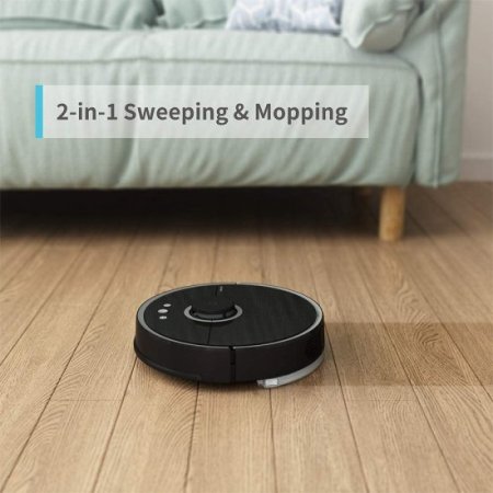 Roborock S5 Robot Vacuum & Mop, Smart Navigating Robotic Vacuum Cleaner W/ 2000Pa Strong Suction, Wi-Fi & Alexa Connectivity