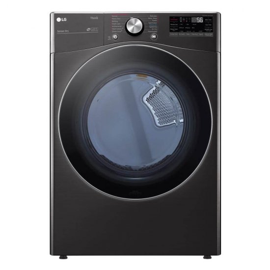 LG DLEX4200B 7.4 cu. ft. Ultra Large Capacity Smart wi-fi Enabled Front Load Dryer with TurboSteam™ and Built-In