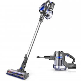 MOOSOO Lightweight Cordless Vacuum 4 in 1 Powerful Suction Stick Handheld Vacuum Cleaner for Hard Floor Carpet Pet Hair - XL-618A