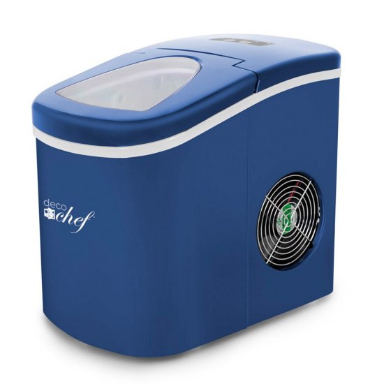 Deco Chef IMBLU Compact Electric Ice Maker Blue (Renewed)