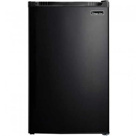 Magic Chef 4.4 Cu ft Mini Refrigerator with Freezer MCBR440B2, Black