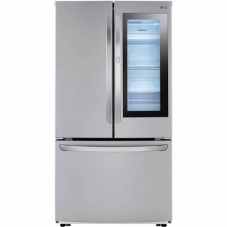 LG LFCS27596S 27 cu.ft. 3 Door French Door, Non-Dispense InstaView Door-in-Door, PrintProof Stainless Steel