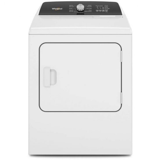 Whirlpool WED5050LW 7.0 Cu. Ft. Top Load White Electric Moisture Sensing Dryer