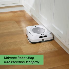 iRobot Braava Jet M6 (6110) Ultimate Robot Mop- Wi-Fi Connected, Precision Jet Spray, Smart Mapping, Works with Google Home, Ideal for Multiple Rooms, Recharges and Resumes