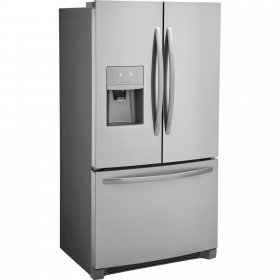 Frigidaire FFHD2250TS 36 French Door Refrigerator with 22.5 cu. ft. Capacity Energy Star Multi-Level LED Lighting Store-More Shelves and External Water Dispenser in Stainless Steel