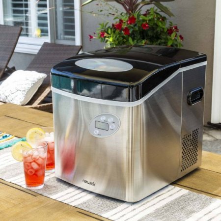 Newair 50lb. Stainless Steel Portable Ice Maker