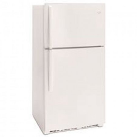 WHIRLPOOL 21.3 CU. FT. TOP FREEZER REFRIGERATOR, WHITE, REVERSIBLE DOOR SWING