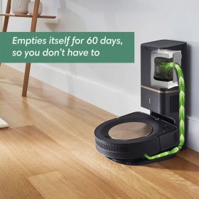 iRobot Roomba s9+ (9550) Wi-Fi Connected Self-Emptying Robot Vacuum , Smart Mapping, Works with Google Home, Corners & Edges, Ideal for Pet Hair
