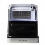 Frigidaire 33LBS Large Capacity Clear Square Ice Compact Ice Maker, EFIC229, BLACK