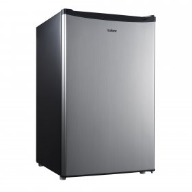 Galanz 4.3 Cu ft Single Door Mini Fridge with Chiller GL43S5, Stainless