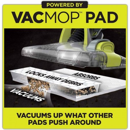 Shark VM252 VACMOP Pro Cordless Hard Floor Vacuum Mop with Disposable Pad, Charcoal Gray (Certified Refurbished)