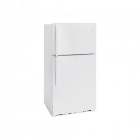 WHIRLPOOL 21.3 CU. FT. TOP FREEZER REFRIGERATOR, WHITE, REVERSIBLE DOOR SWING