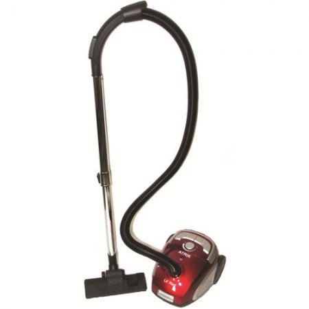 Atrix Lilhepa Canister Vacuum, Red