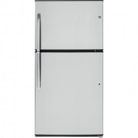 GE Appliances GTE21GSHSS 33 Inch Freestanding Top Freezer Refrigerator Stainless Steel