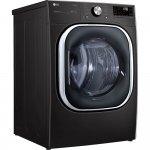 LG DLGX4501B 7.4 Cu. Ft. Black Steel Stackable Smart Gas Dryer