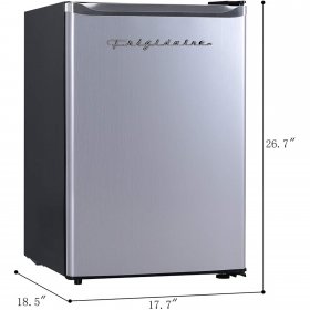 Frigidaire EFR285, 2.5 Cu.Ft Refrigerator, Stainless Steel Door, Platinum Series