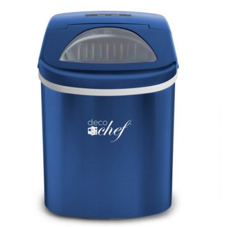 Deco Chef IMBLU Compact Electric Ice Maker Blue (Renewed)