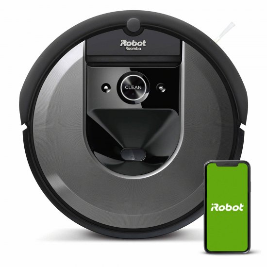 iRobot Roomba i7 (7150) Robot Vacuum- Wi-Fi Connected, Smart Mapping, Works with Google Home, Ideal for Pet Hair, Carpets, Hard Floors