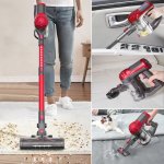 Aposen Cordless Vacuum Cleaner, Lightweight Stick Vacuum with 21000Pa Powerful Suction for Hard Floor, Pet Hair and Home H11S