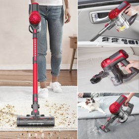 Aposen Cordless Vacuum Cleaner, Lightweight Stick Vacuum with 21000Pa Powerful Suction for Hard Floor, Pet Hair and Home H11S