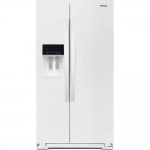 Whirlpool WRS571CIHW 21 Cu. Ft. White Counter Depth Side-by-Side Refrigerator